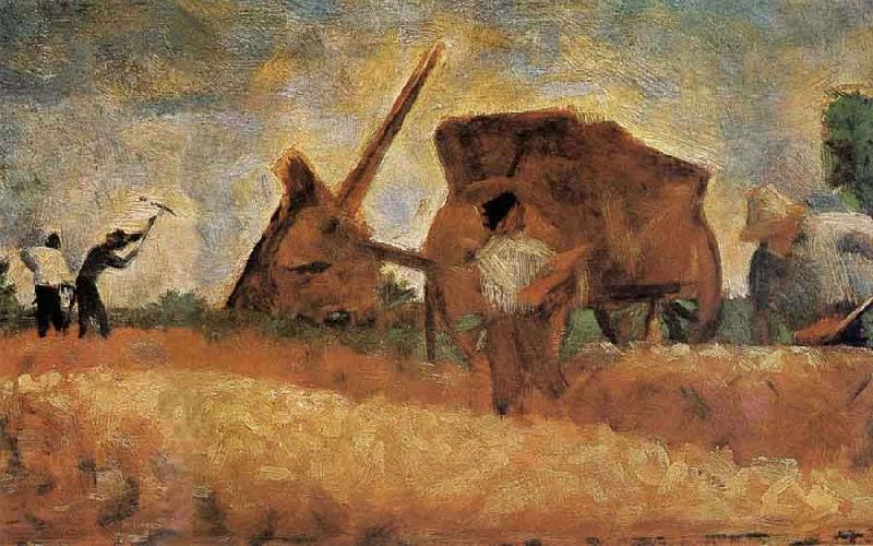 Georges Seurat Excavation Worker